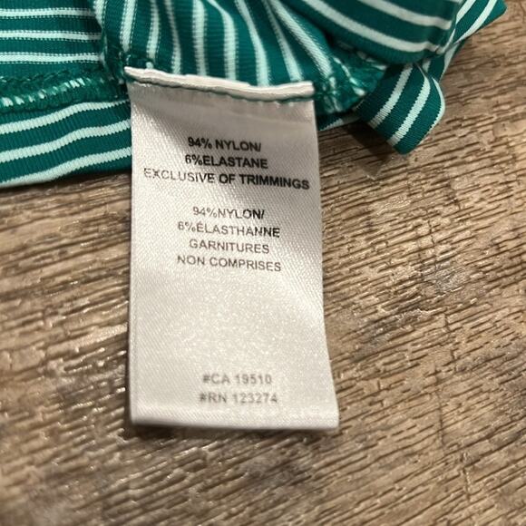 LoLe Women's Essential Cardigan Glade Green Stripe Size M - Picture 9 of 10